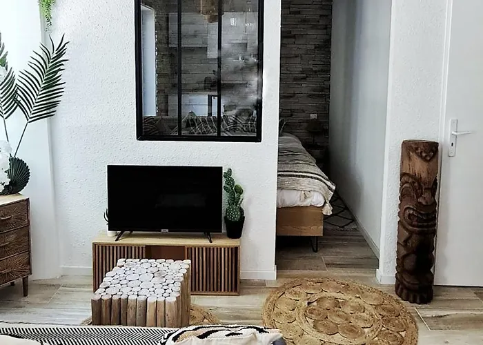 N1-terrasse - Barbacane - Pieds Cite - Clime Mobile Apartamento